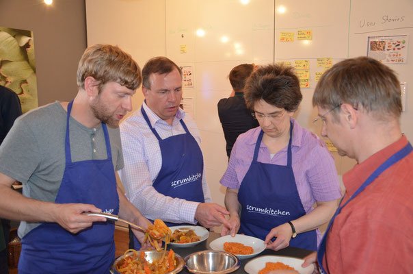 SCRUM Workshop: SCRUM-Cooking mit Metrona